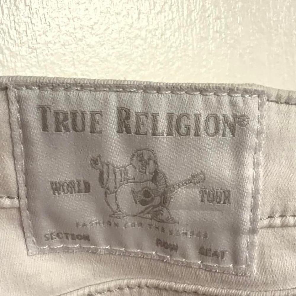 True religion stella low rise jeans size 33 Optic White - Picture 3 of 8